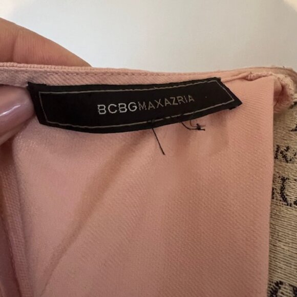 BCBG Lace Front Peplum Blouse - Picture 5 of 9